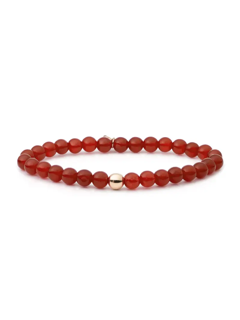 Saturn Armband Large Red Coral