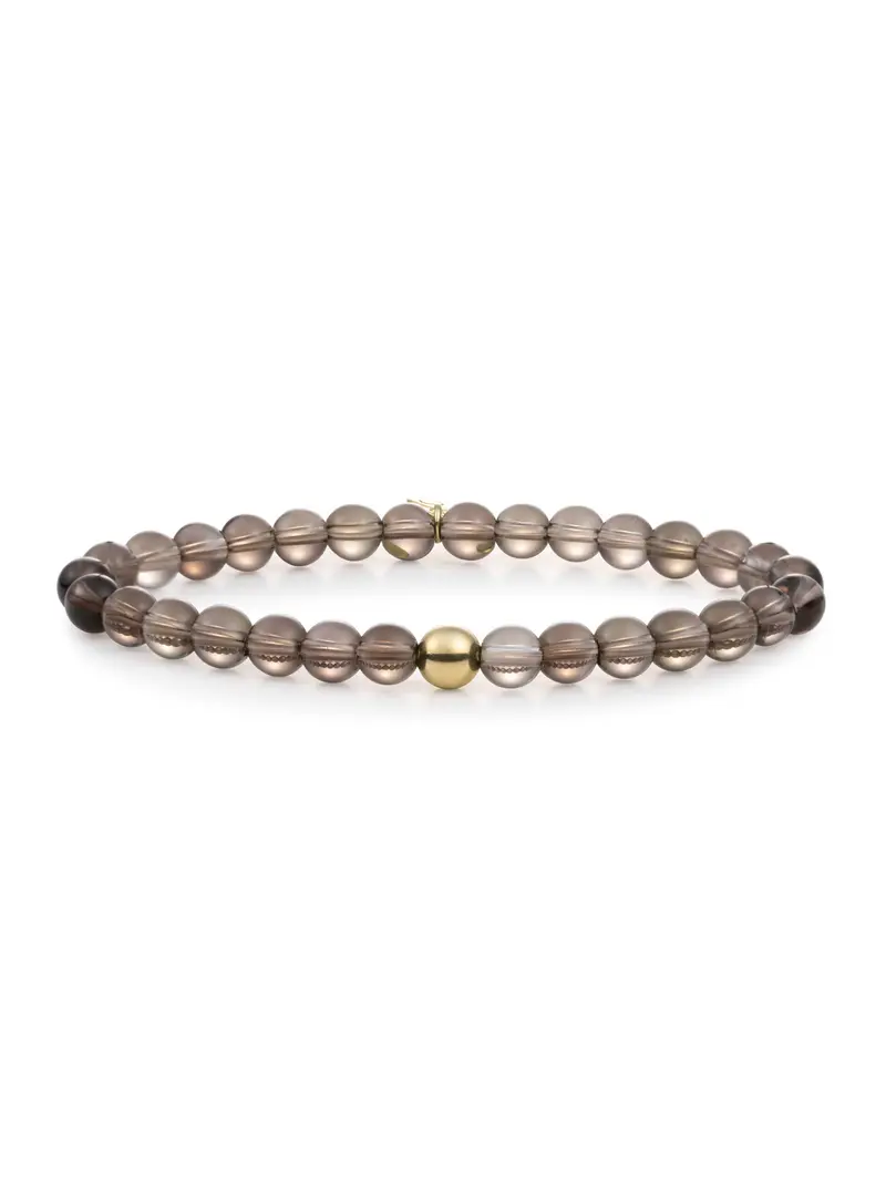 Saturn Armband Large Smoky Quartz