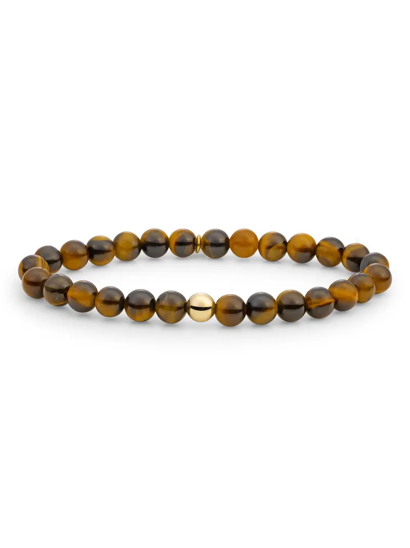 Saturn Armband Large Tiger Eye