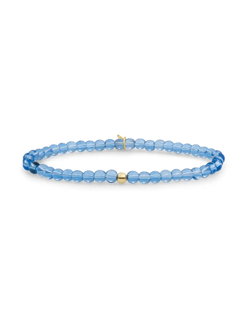 Saturn Armband Small Aquamarine