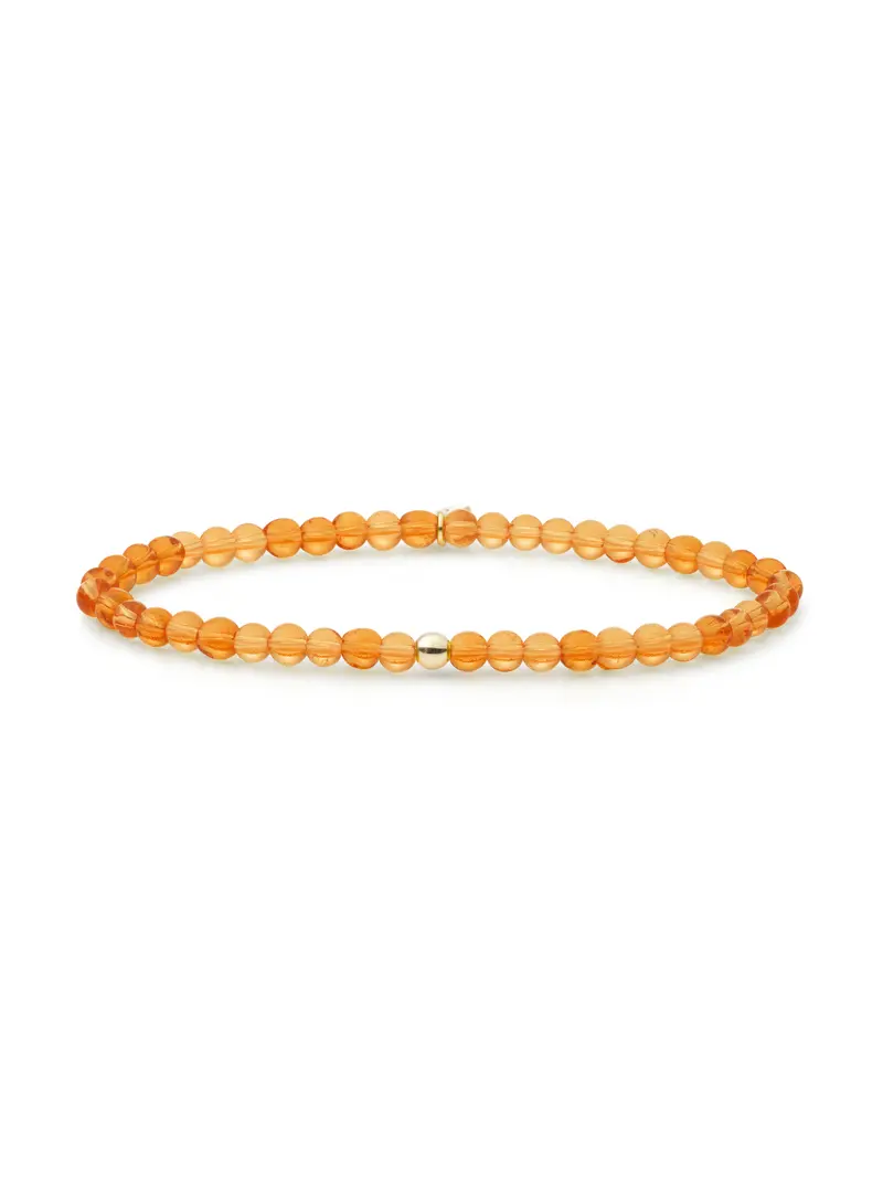 Saturn Armband Small Citrine Quartz