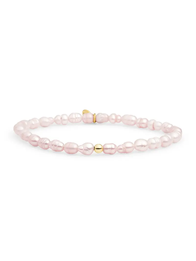 Saturn Armband Small Lavender Pearl