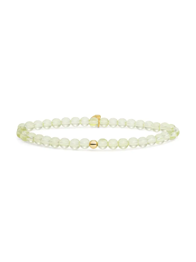 Saturn Armband Small Lemon Quartz