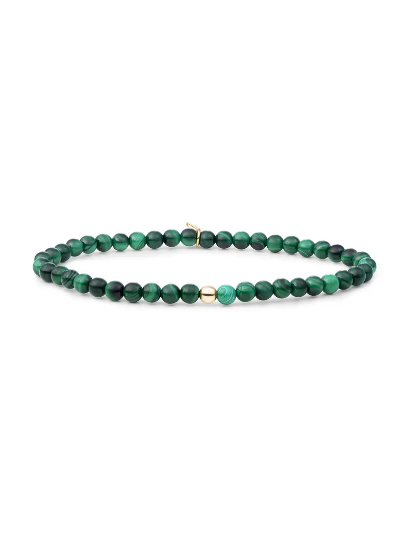 Saturn Armband Small Malachite