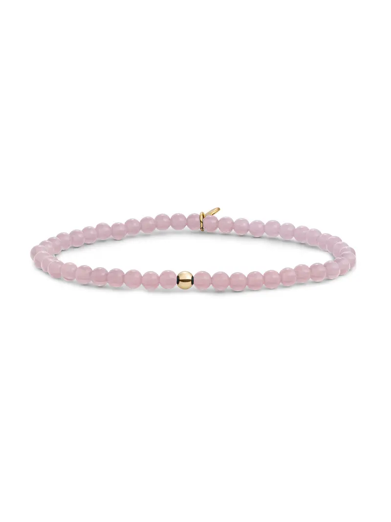 Saturn Armband Small Pink Opalite
