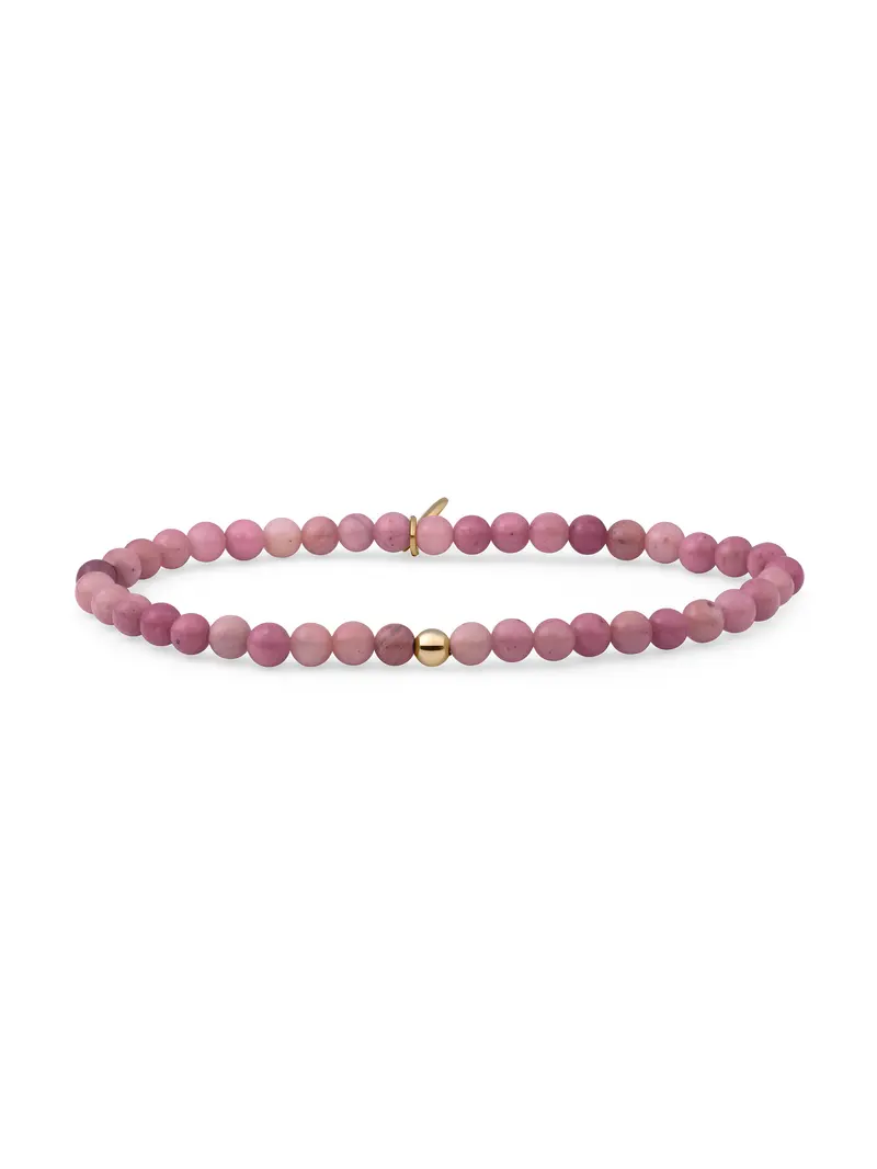 Saturn Armband Small Pink Rhodonite