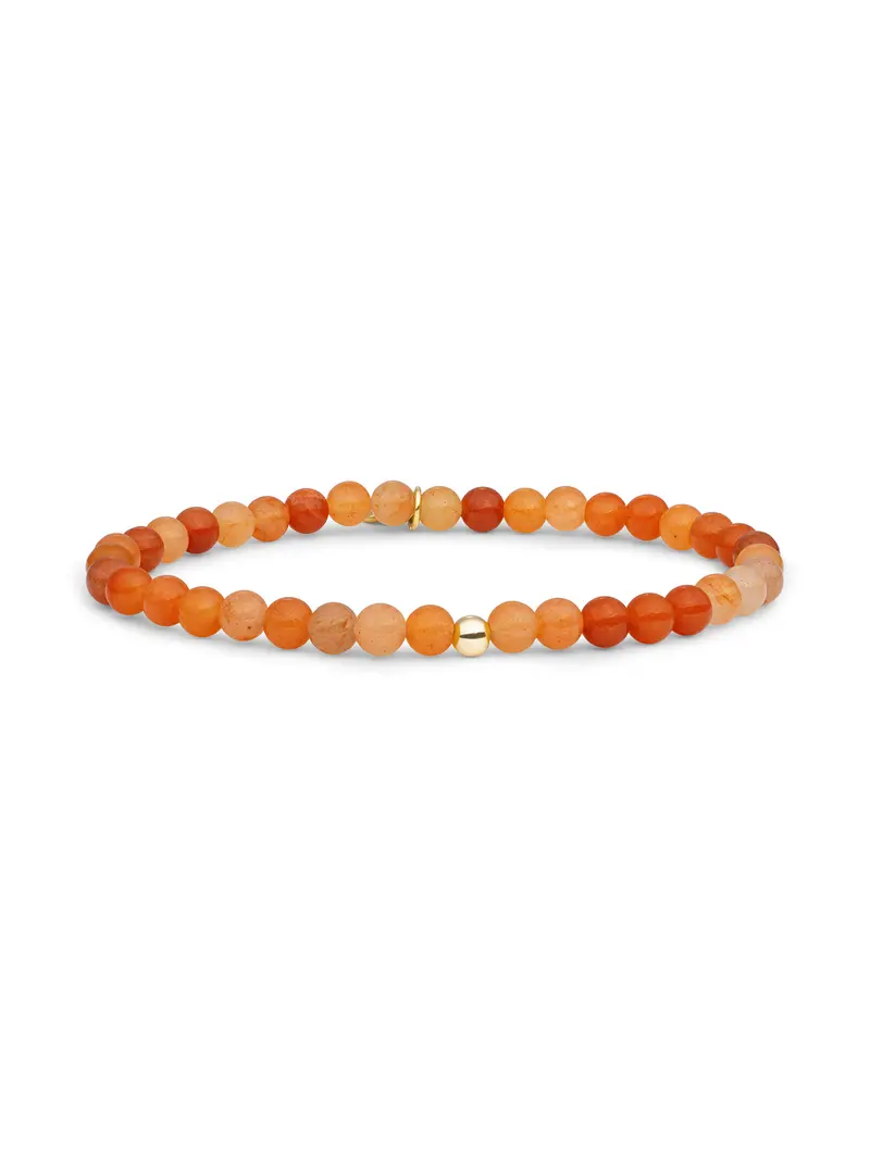 Saturn Armband Small Red Aventurine