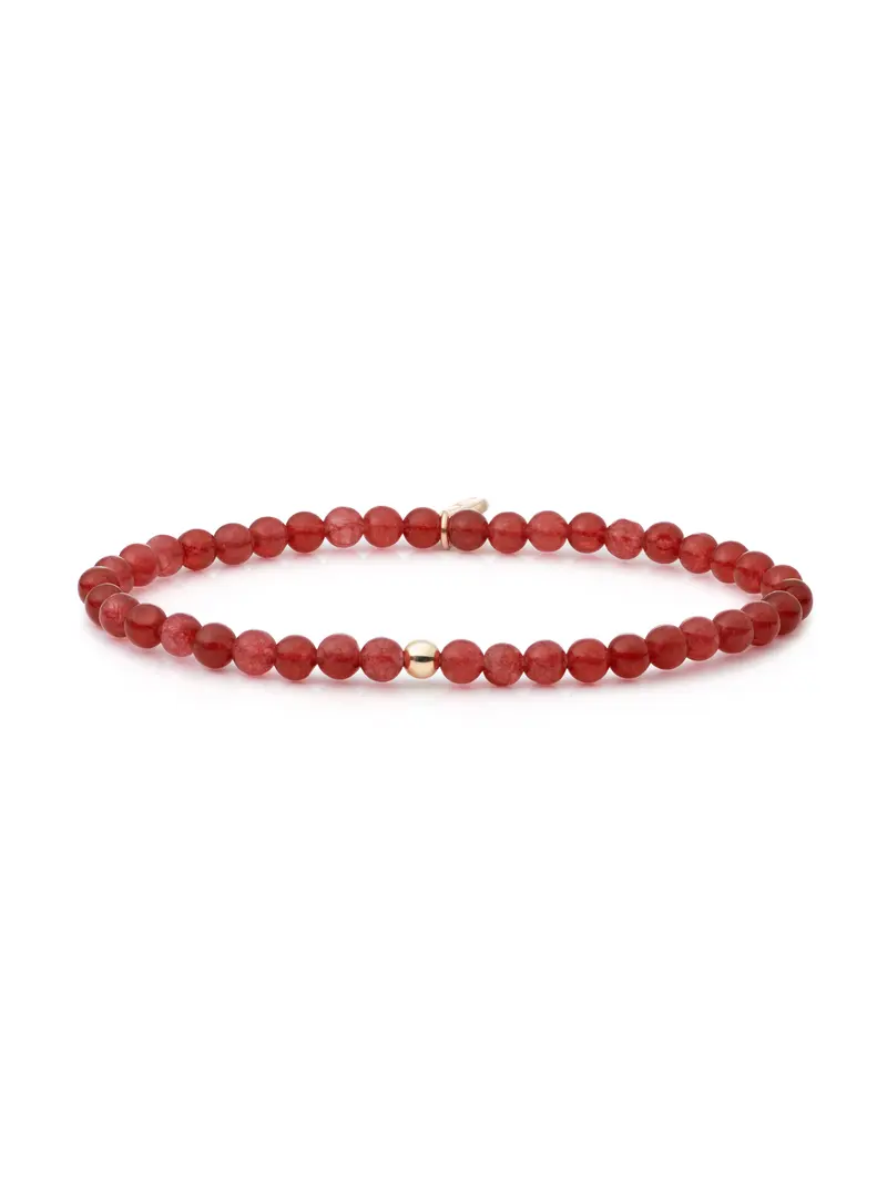 Saturn Armband Small Red Coral
