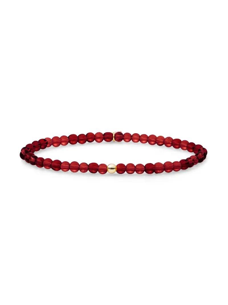 Saturn Armband Small Ruby Quartz