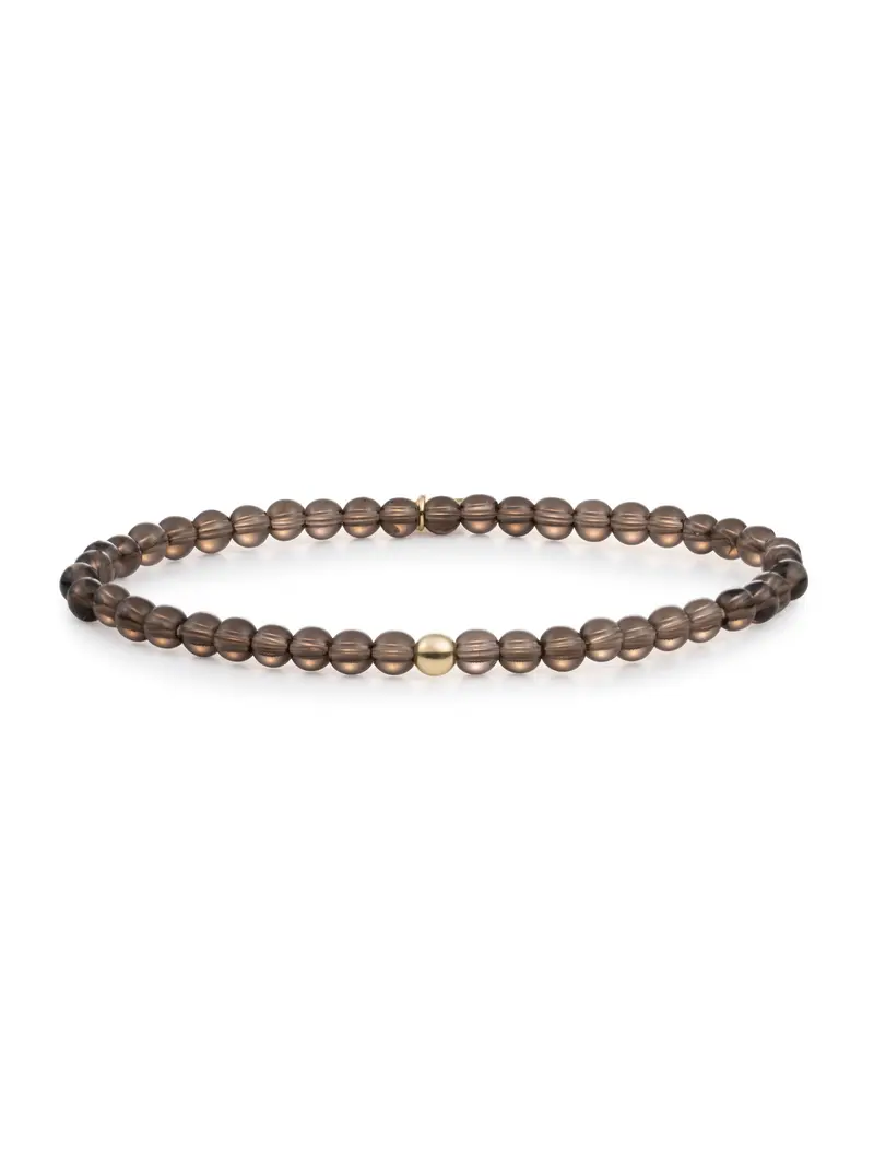 Saturn Armband Small Smoky Quartz