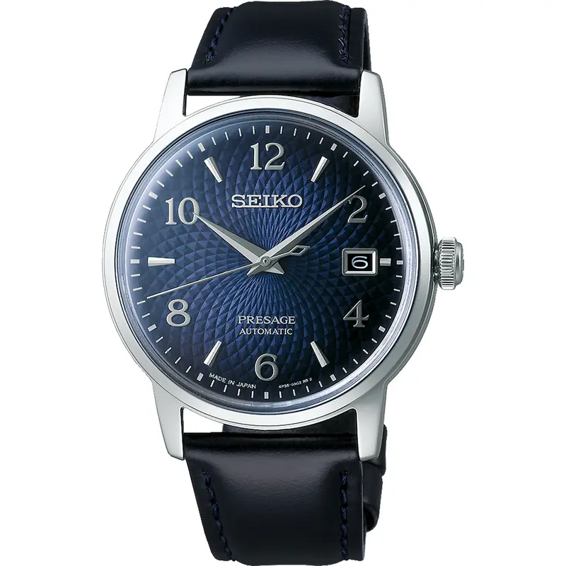 Seiko Cocktail Time SRPE43J1 'Manhattan Blue' Horloge