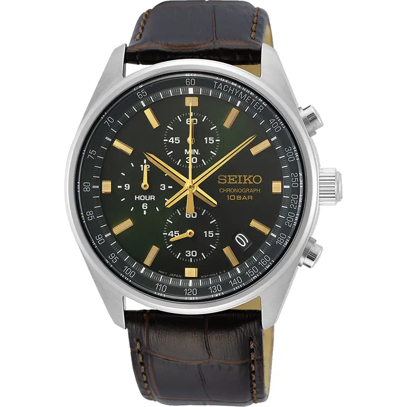 Seiko heren horloge SSB385P1