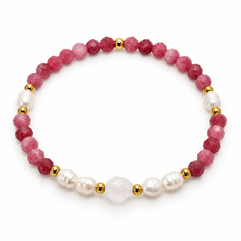 Shining gems - Rozenkwarts & Roze Tourmalijn