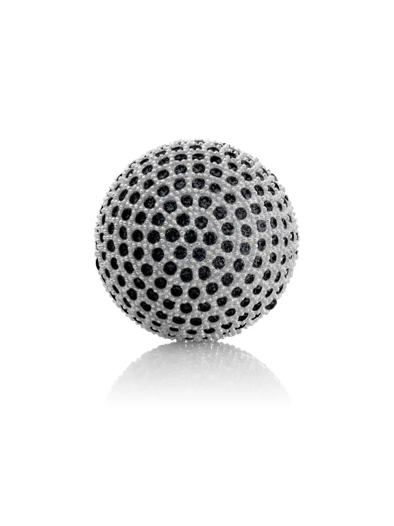 Silver - Micro Pavé set - 230 pcs Black CZ