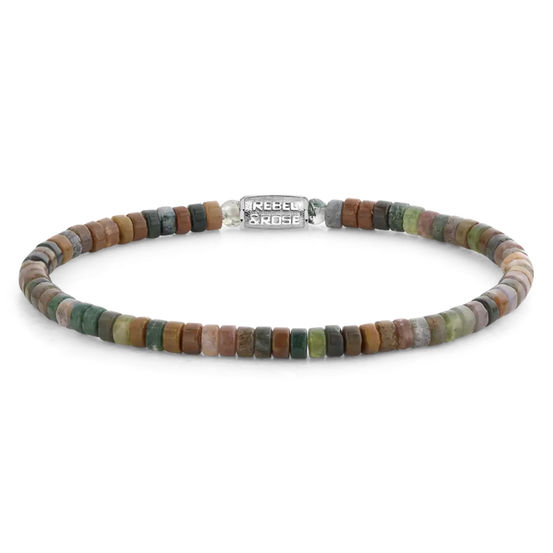 Slices - Indian Summer - 4mm - Kralen Armband Dames
