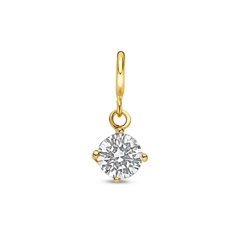 Slotbedel zirkonia 9K geelgoud 6 mm – 8000653
