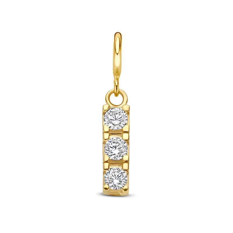 Slotbedel zirkonia 9K geelgoud 9,5 mm – 8000658