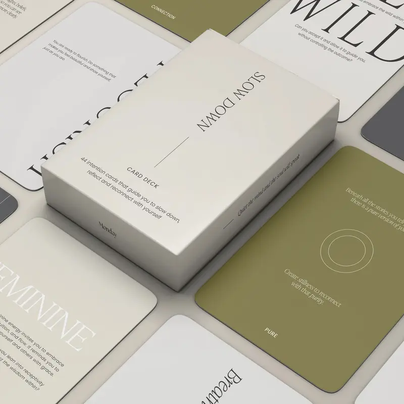 Slow Down Card Deck