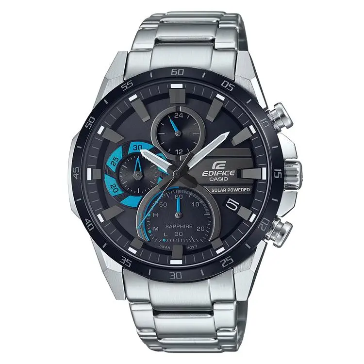 Solar horloge met saffierglas - Edifice EFS-S620DB-1BVUEF Horloge