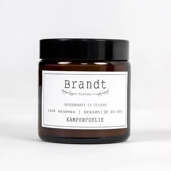 Soy Wax Candle - Kamperfoelie