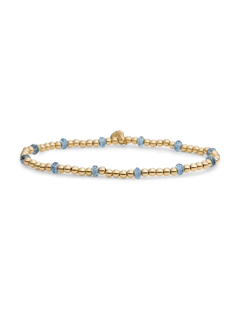 Sparkling Jewels Armband Kwarts SBG-GEM67-MIX-FCTRDL Goudkleurig