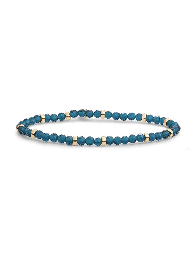 Sparkling Jewels Armband Kwarts SBG-GEM67-MIX-RDL Goudkleurig