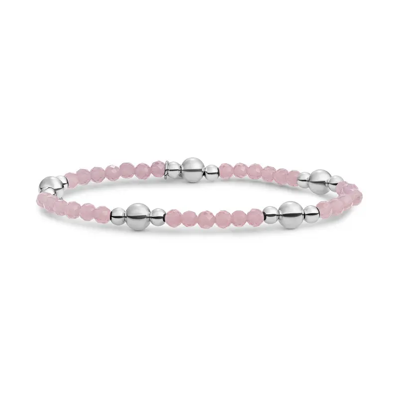 Sparkling Jewels Armband Opaliet BLK01S-G66 Zilverkleurig