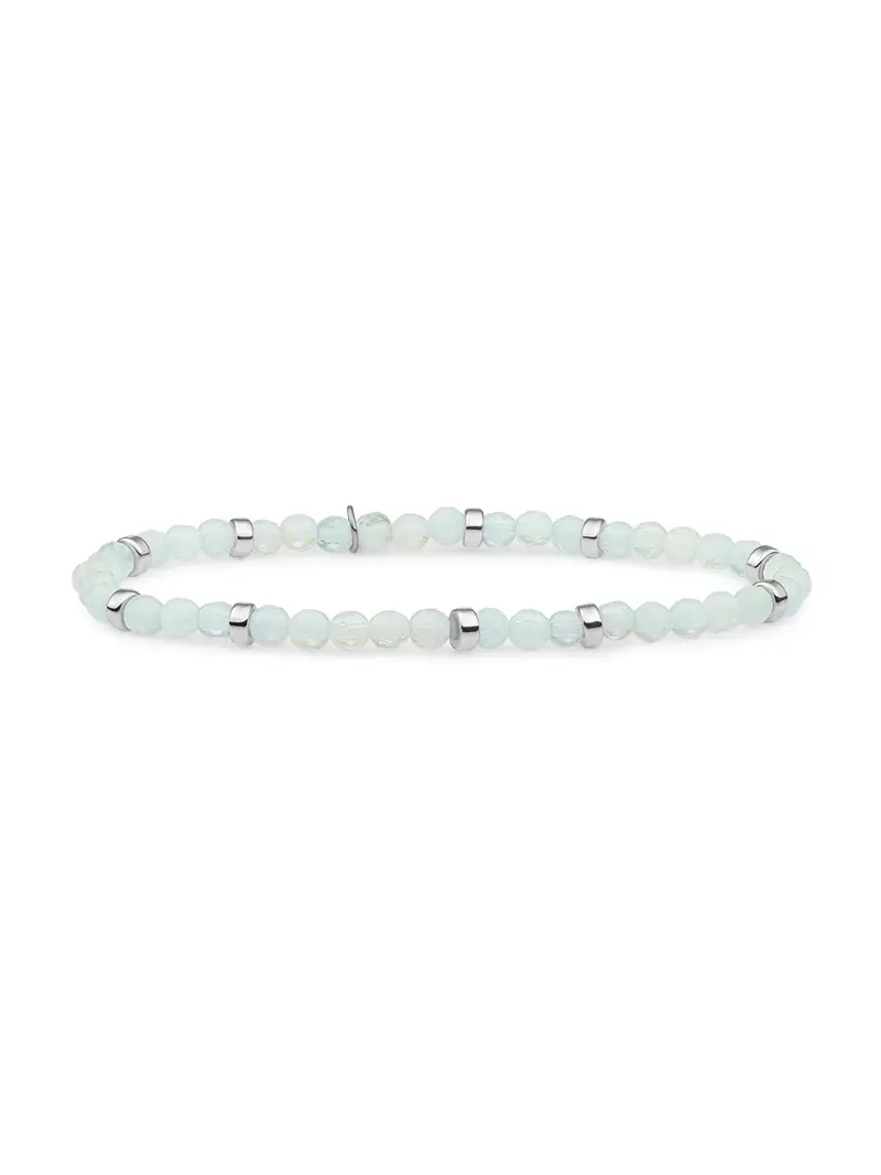 Sparkling Jewels Armband Opaliet Roundel Interstellar SB-GEM14-MIX-RDL Zilverkleurig