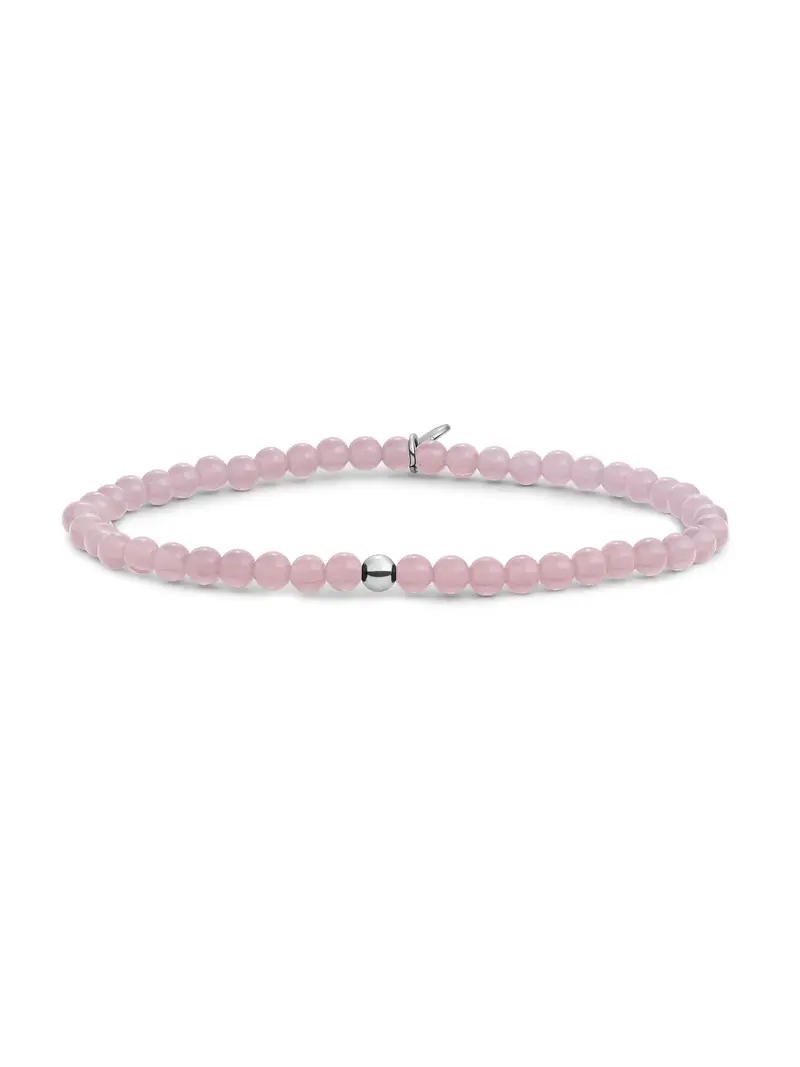 Sparkling Jewels Armband Opaliet SB-GEM66-ADD-4MM Zilverkleurig