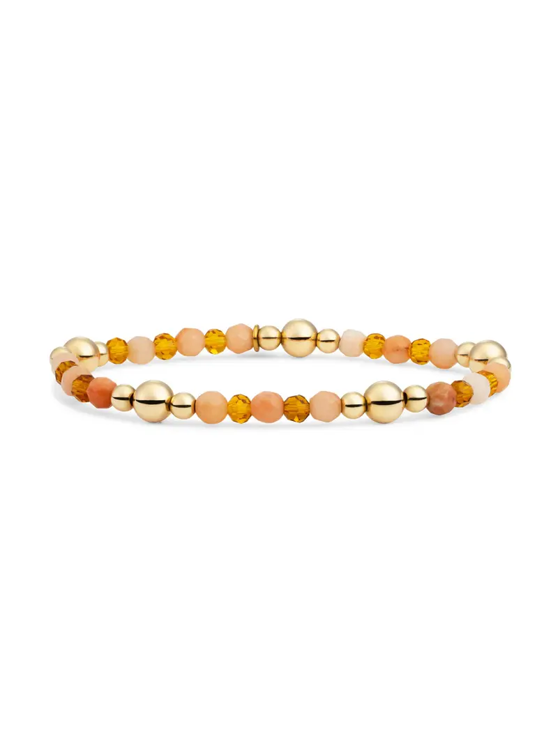 Sparkling Jewels Armband Rhodoniet BLK02G-G32-G38 Zilverkleurig