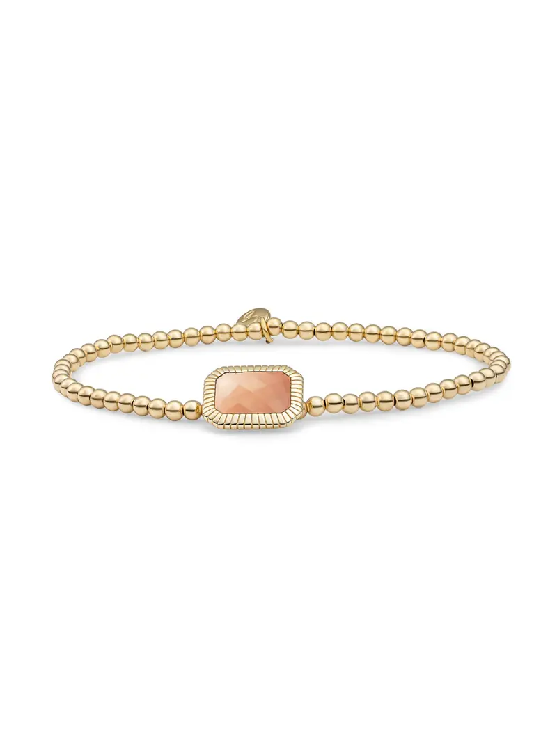 Sparkling Jewels Armband Rhodoniet SB-G-3MM-BAG32 Zilverkleurig
