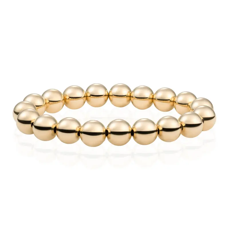 Sparkling Jewels Armband Saturn Extra Large - Gold - 10mm SB-G-10MM-ADD Goudkleurig