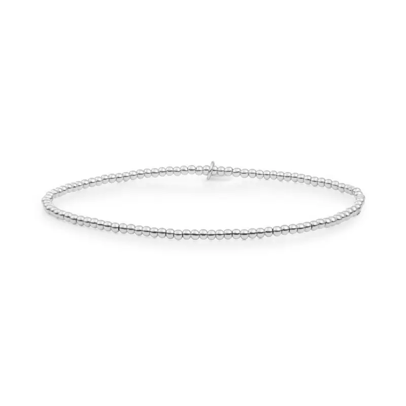 Sparkling Jewels Armband Saturn Extra Small - Silver - 2mm SB-S-2MM-ADD Zilverkleurig