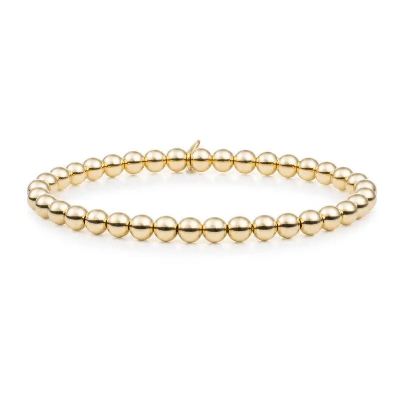 Sparkling Jewels Armband Saturn Medium 5mm SB-G-5MM-ADD Goudkleurig