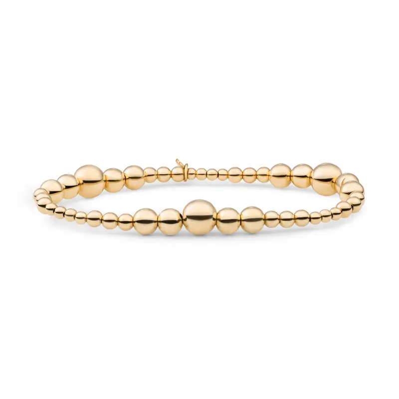 Sparkling Jewels Armband Wave Mix SB-G-MIX-04 Goudkleurig
