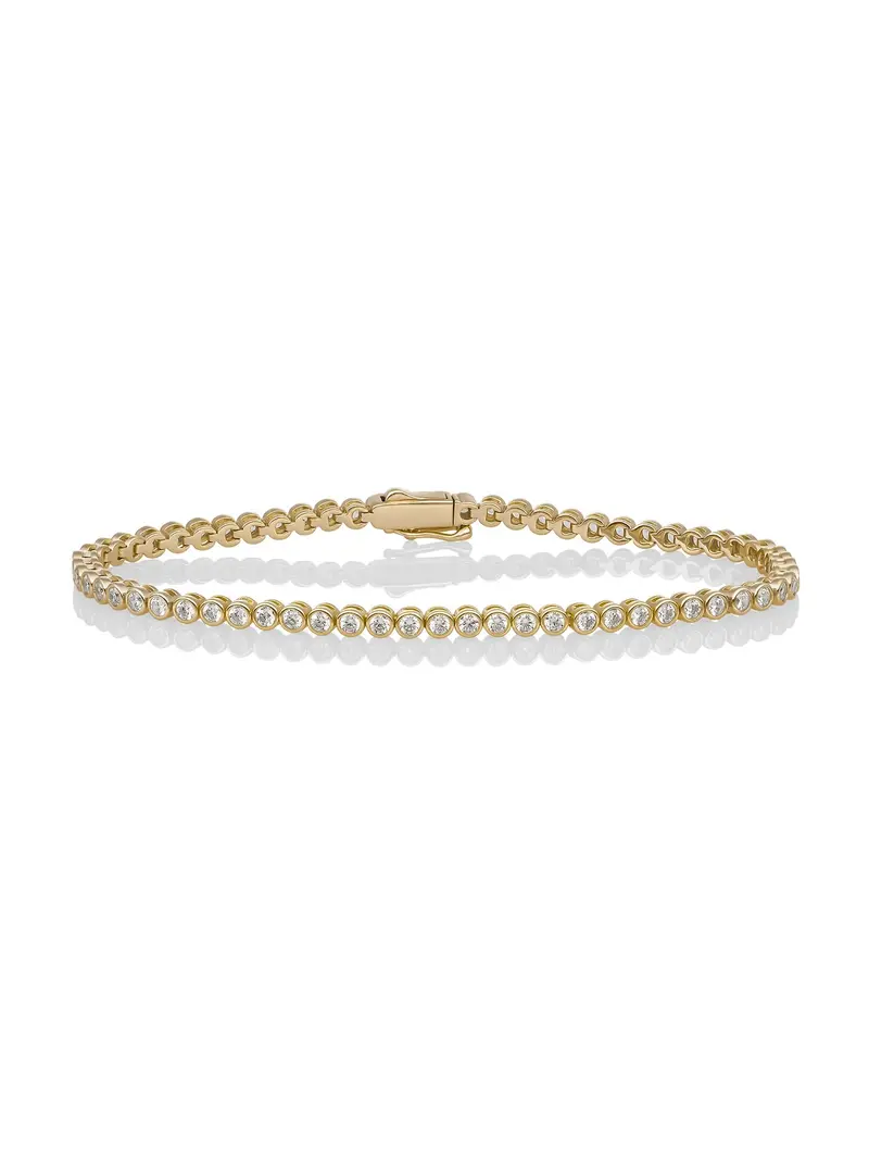 Sparkling Jewels Armband Zirkonia LK-TBG-02-S Goudkleurig
