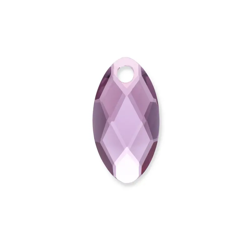 Sparkling Jewels Edelsteen Hanger Leaf Aubergine Kwarts PENGEM59-FCT-S