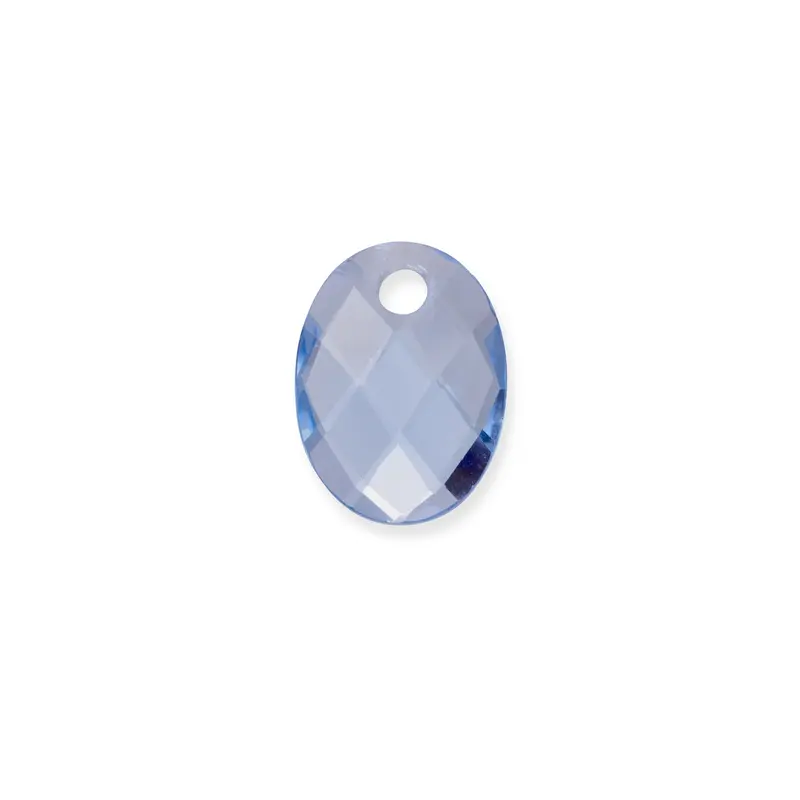 Sparkling Jewels Edelsteen Hanger Medium Oval Aquamarijn PENGEM56-MO