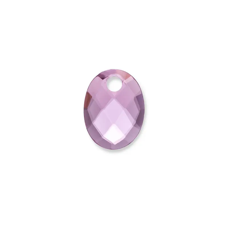 Sparkling Jewels Edelsteen Hanger Medium Oval Aubergine Kwarts PENGEM59-MO