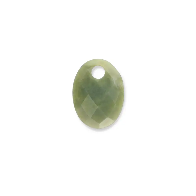 Sparkling Jewels Edelsteen Hanger Medium Oval Jade PENGEM61-MO
