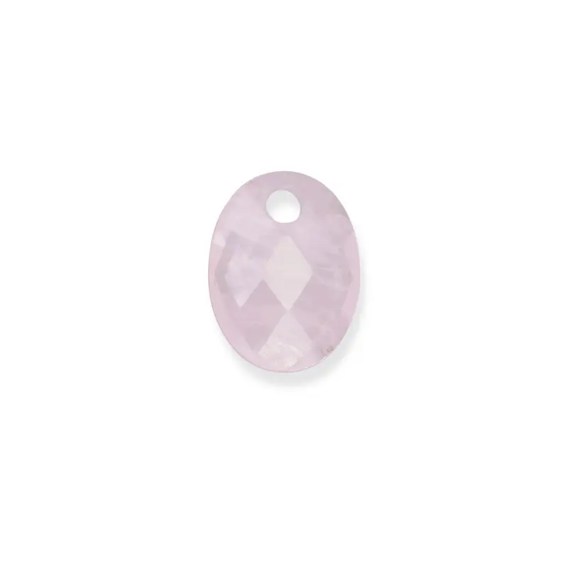 Sparkling Jewels Edelsteen Hanger Medium Oval Rozenkwarts PENGEM13-MO