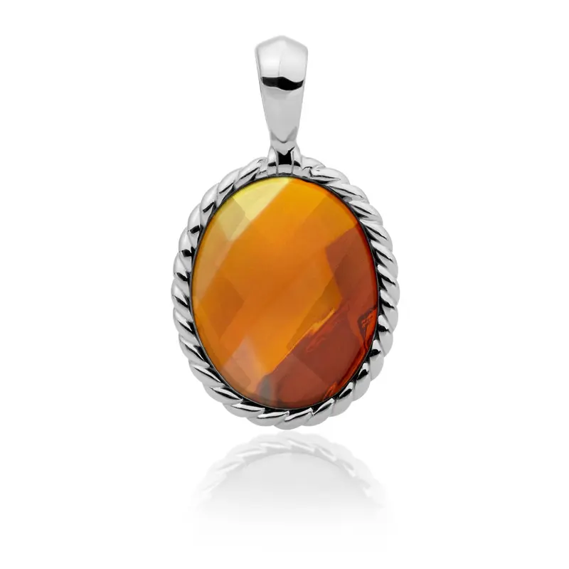 Sparkling Jewels Hanger Citrienkwarts SP21-G38 Goudkleurig