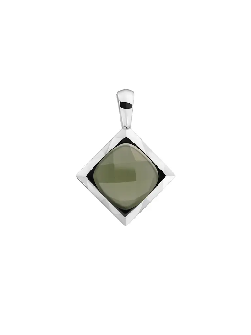 Sparkling Jewels Hanger Jade SP32-G64 Zilverkleurig