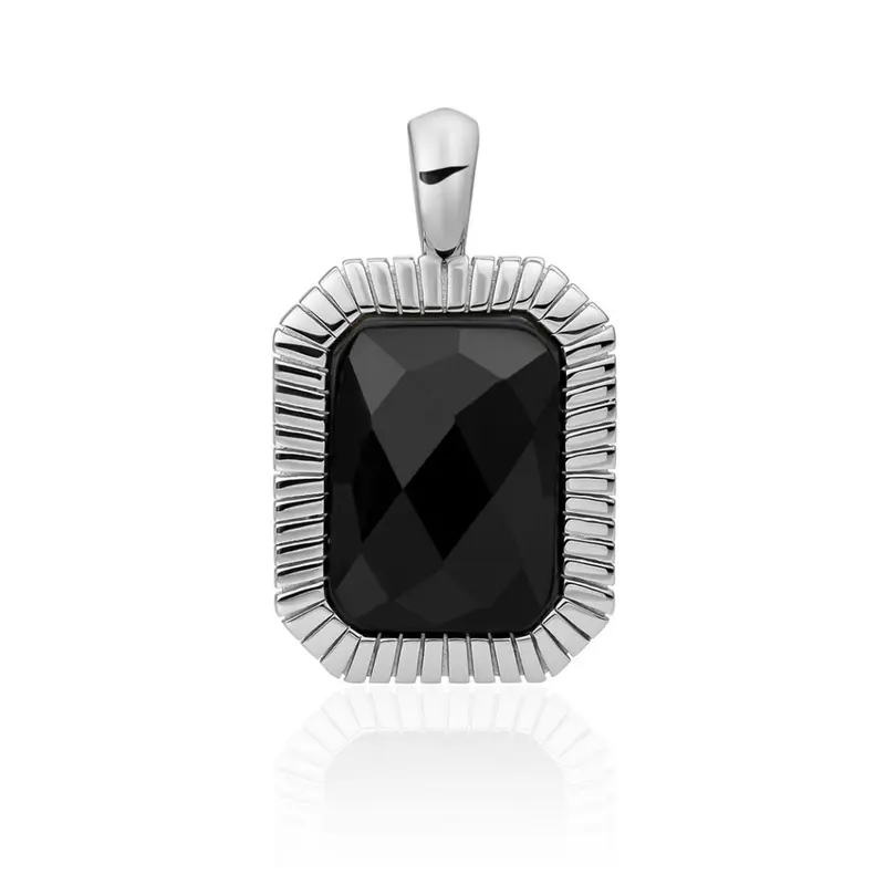 Sparkling Jewels Hanger Onyx SP23-G07 Goudkleurig