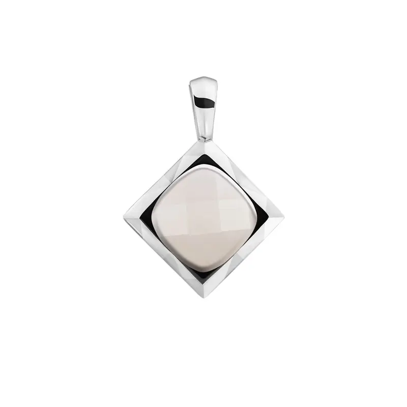 Sparkling Jewels Hanger Parel SP32-P01 Zilverkleurig