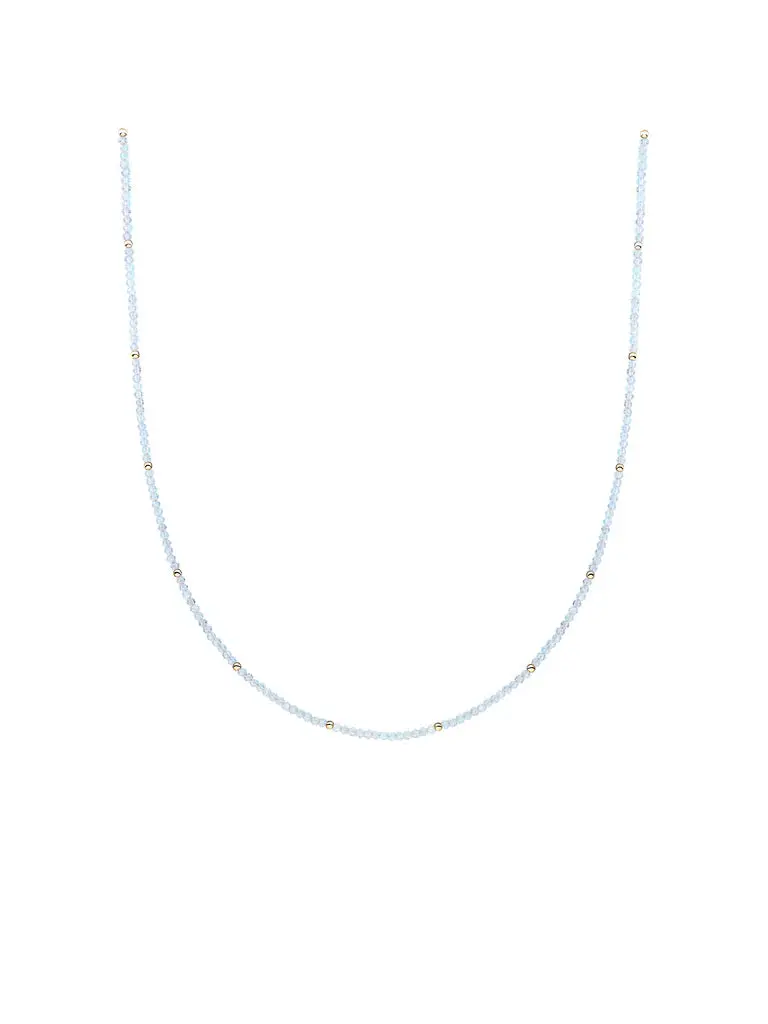 Sparkling Jewels Ketting 2mm Opaliet 42cm +2cm NLK04G-G14 Goudkleurig