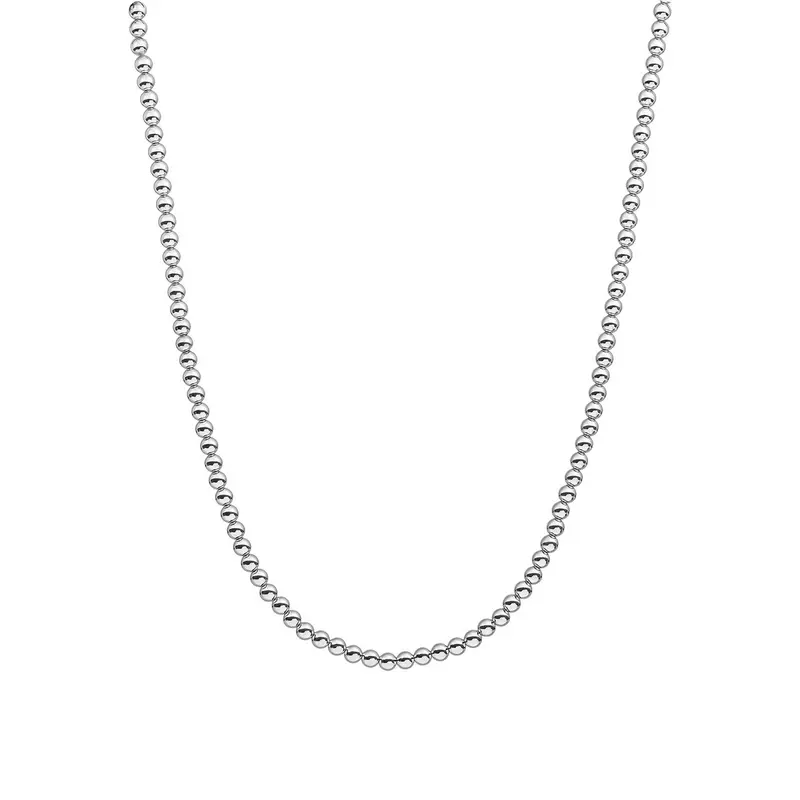 Sparkling Jewels Ketting 4mm NLK-S-4MM-042 Zilverkleurig