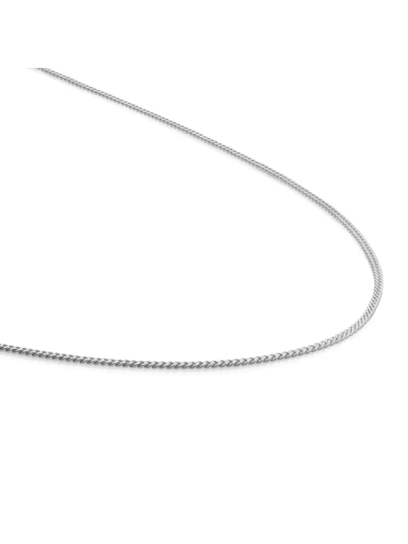 Sparkling Jewels Ketting Curb Chain SN-CBS Zilverkleurig