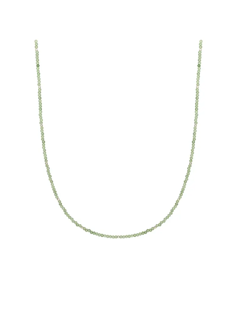 Sparkling Jewels Ketting Jade NLK04G-G64 Goudkleurig