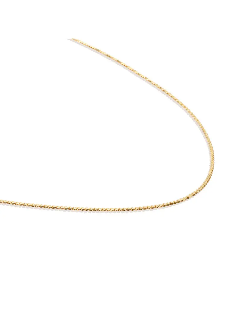 Sparkling Jewels Ketting Serpentine Chain SN-SPG-042 Goudkleurig
